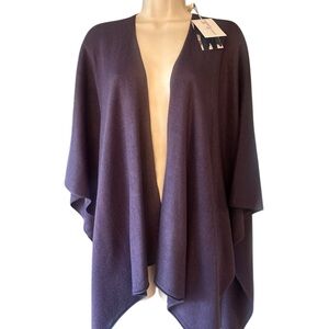 Simply Noelle Elegant Plum Poncho/Wrap
